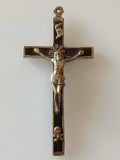 Cumpara ieftin Cruce pectorală antică Bronz si lemn