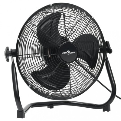 Ventilator de podea, 3 viteze, 60 cm, 120 W, negru foto