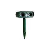 Aparat solar impotriva daunatorilor, cu ultrasunete, pentru gradina, cu tarus, buton on/off, verde