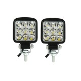 Cumpara ieftin Set 2 LED Mini Proiectore 27W , 6x6 cm , 12 24V , Lumina Alba 6500K