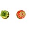 Set 2 martisoare pinuri cu Millefiori rosu/verde