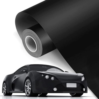 Folie auto pentru colantare integrala, Termoplastica, cu tehnologie &amp;quot;BUBBLE FREE&amp;quot;, culoare Negru, finisaj Mat, dimensiune 3,0m x foto