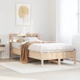 vidaXL Cadru pat fără saltea, 90x190 cm, lemn masiv de pin 3306168