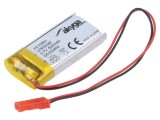 Acumulator Li-Po 3,7V 620mAh AKYGA cu conector JST SYP-02T-1