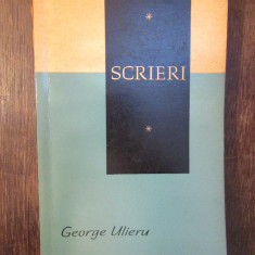 GEORGE ULIERU -SCRIERI