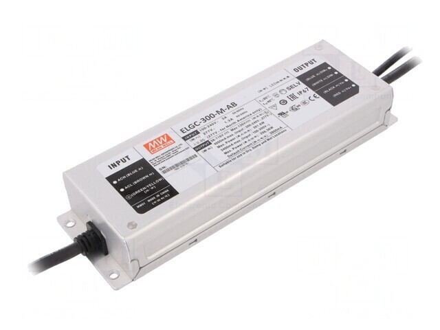 Alimentator LED 300W IP67 58-116V 1300-4000mA
