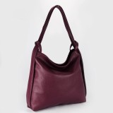 Cumpara ieftin Geanta bordo din piele naturala 2 in 1 8919 132