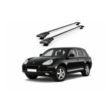 Bare portbagaj transversale auto aluminiu compatibile Porsche Cayenne (9PA E1) SUV 2002-2010 84-84 cm Cod: KL3