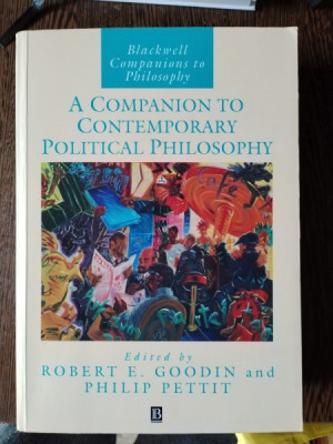 Robert E. Goodin, Philip Pettit - A Companion to Contemporary Political Philosophy foto