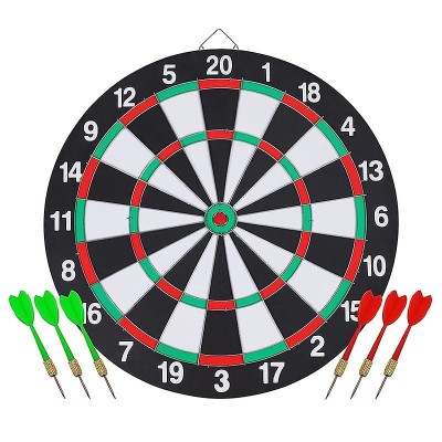 Tabla darts clasica, 6 Sageti, 38cm foto