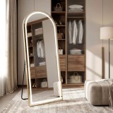 Oglindă LED Orbit 50x160cm Brush Gold