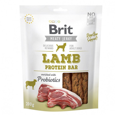Brit Jerky Lamb Protein Bar 200 g foto