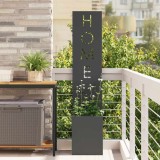 vidaXL Ecran de intimitate pentru grădină Traforaj Negru 32 x 140 cm 876420