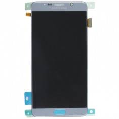 Samsung Galaxy Note 5 (SM-N920) Modul de afișare LCD + Digitizer argintiu GH97-17755D