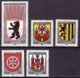 Germania DDR 1983 - Steme 5v.neuzat,perfecta stare(z)