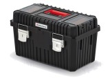 Ladă pentru unelte neagră polimer KISTENBERG HEAVY 585x360x337mm 25kg