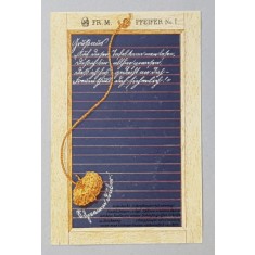 TABLA SI BURETE , CARTE POSTALA ILUSTRATA, GERMANA , CLASICA