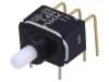 Comutator DPDT 0.01A 28VAC