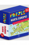 Harta Europei. Puzzle 104 piese