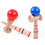 Kendama din lemn, joc de indemanare pentru copii si adulti, 19 cm