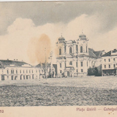 CP Timisoara Piata Unirii Catedrala Romano Catolica ND(1926)