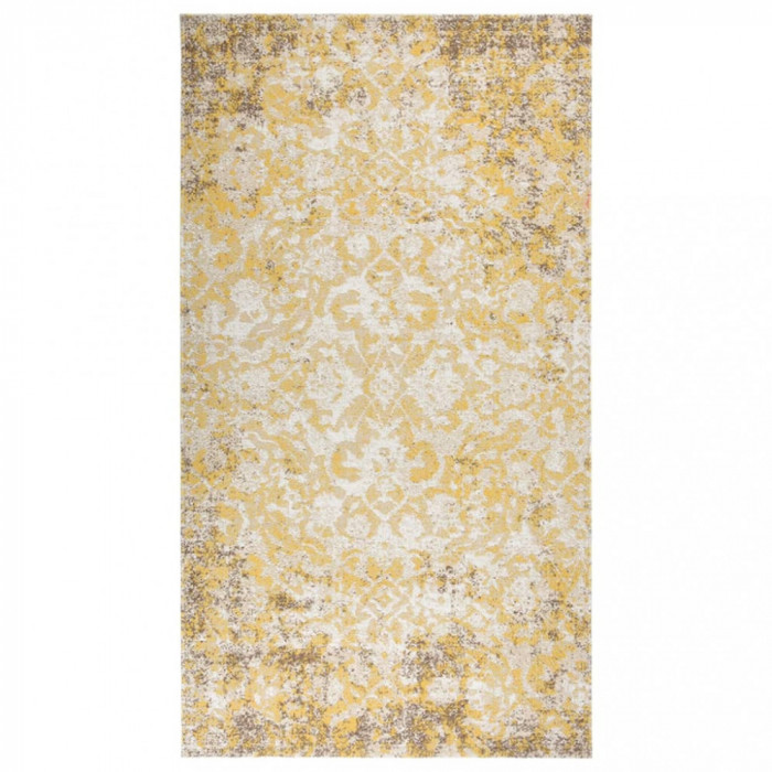 vidaXL Covor de exterior, galben, 115x170 cm, țesătură plată 317044