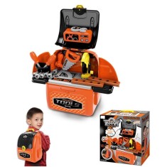 Banc de lucru jucarie Rovo 962, cu unelte si accesorii, 28 piese &ndash; distractie, creativitate