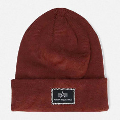 Alpha Industries căciulă X-Fit Beanie culoarea roșu 168905.184-red