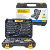 Cumpara ieftin Aproape nou: Trusa multifunctionala cu chei tubulare si fixe PNI TCF82 82 de piese,