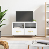 Comodă TV, alb, 80x36x50 cm, lemn prelucrat, vidaXL
