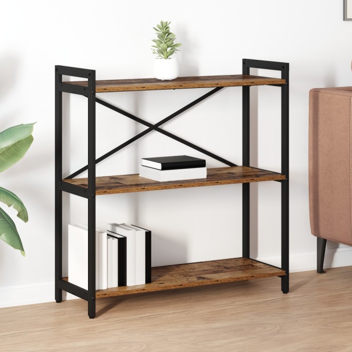 vidaXL Bibliotecă Lemn vechi 80 x 30 x 83 cm Lemn compozit