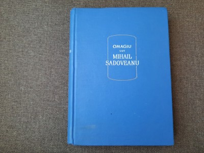 OMAGIU LUI MIHAIL SADOVEANU CU PRILEJUL CELEI DE A 75-A ANIVERSARI (1956) foto