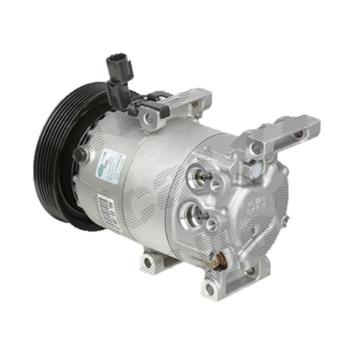 Compresor aer conditionat Hyundai Elantra, 2011-2016, motorizare 1.6 99kw, benzina, rola curea 125 mm, 6 caneluri, tip Hella: VS-12