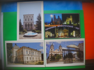 HOPCT LOT 2986 CATEDRALA MITROPOLITANA -IASI-4 CARTI POSTALE-NECIRCULATE foto