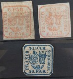 Romania 1862/64 - Lot Principatele Unite nestampilate