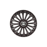 Set 4 capace roti 16 inchi (R16) Dino Negru, Compatibil Cu Seat