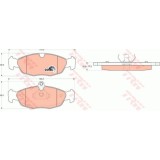 Set placute frana Trw GDB1040, parte montare : Punte fata