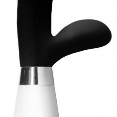 Vibrator Iepuras Madison 10 Moduri Vibratii Silicon Negru Passion Labs