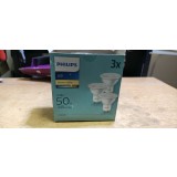 Bec LED Philips spot GU10 4.7 W 380 lm lumina calda 2700 K - 3 buc