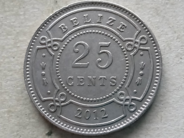 BELIZE-25 CENTS 2012