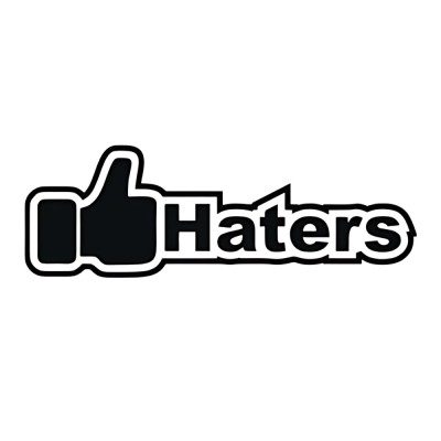 Sticker Auto , zI Like Haters, , Autocolant ORACAL Amuzant pentru Tuning si Personalizare foto