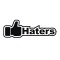 Sticker Auto , zI Like Haters, , Autocolant ORACAL Amuzant pentru Tuning si Personalizare