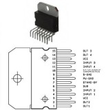 Amplificator audio auto 2/4 canale 2x35w, Oem