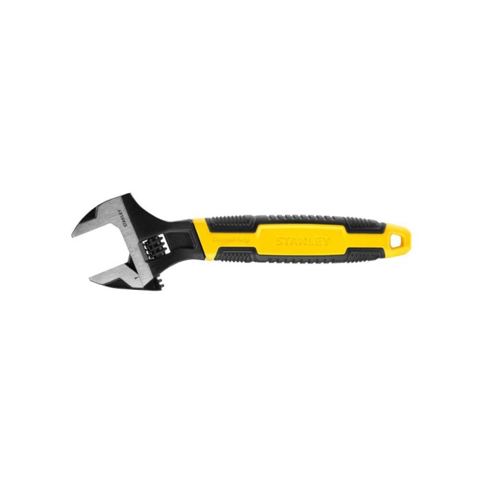 Stanley 0-90-949, MaxSteel, cheie reglabila, otel crom-vanadium, cap inclinat, lungime 250mm (10"), deschidere 33mm