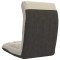 Scaun de podea pliabil, crem, material textil - 4