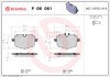 BREMBO P 06 061 PRIME LINE set placute frana,frana disc