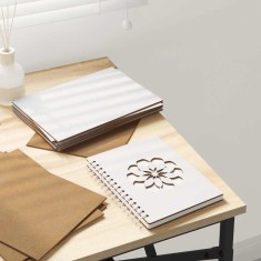 vidaXL Panouri de decor 12 pcs Alb 15 x 21 x 0.27 cm Lemn compozit 885535