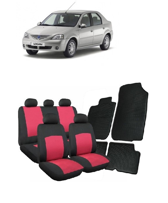 Set huse scaune si covorase cauciuc Dacia Logan (2004-2012)