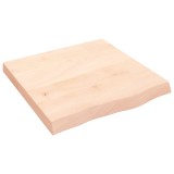 Cumpara ieftin Blat de masa, 60x60x(2-6) cm, lemn masiv de stejar netratat