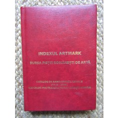 INDEXUL ARTMARK - BURSA PIETII ROMANESTI DE ARTA ( 1995 - 2009 ) , 2010